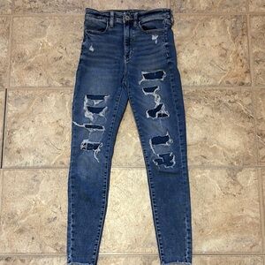 American Eagle Outfitters Women's Blue Jeans size 4
